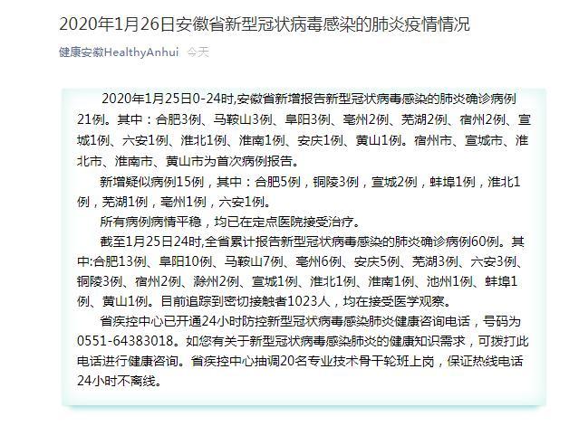 芜湖肺炎最新情况更新