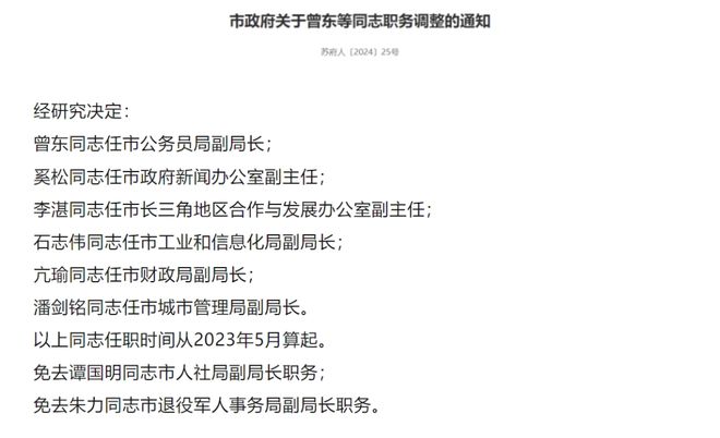 温岭换届最新人事任免消息发布